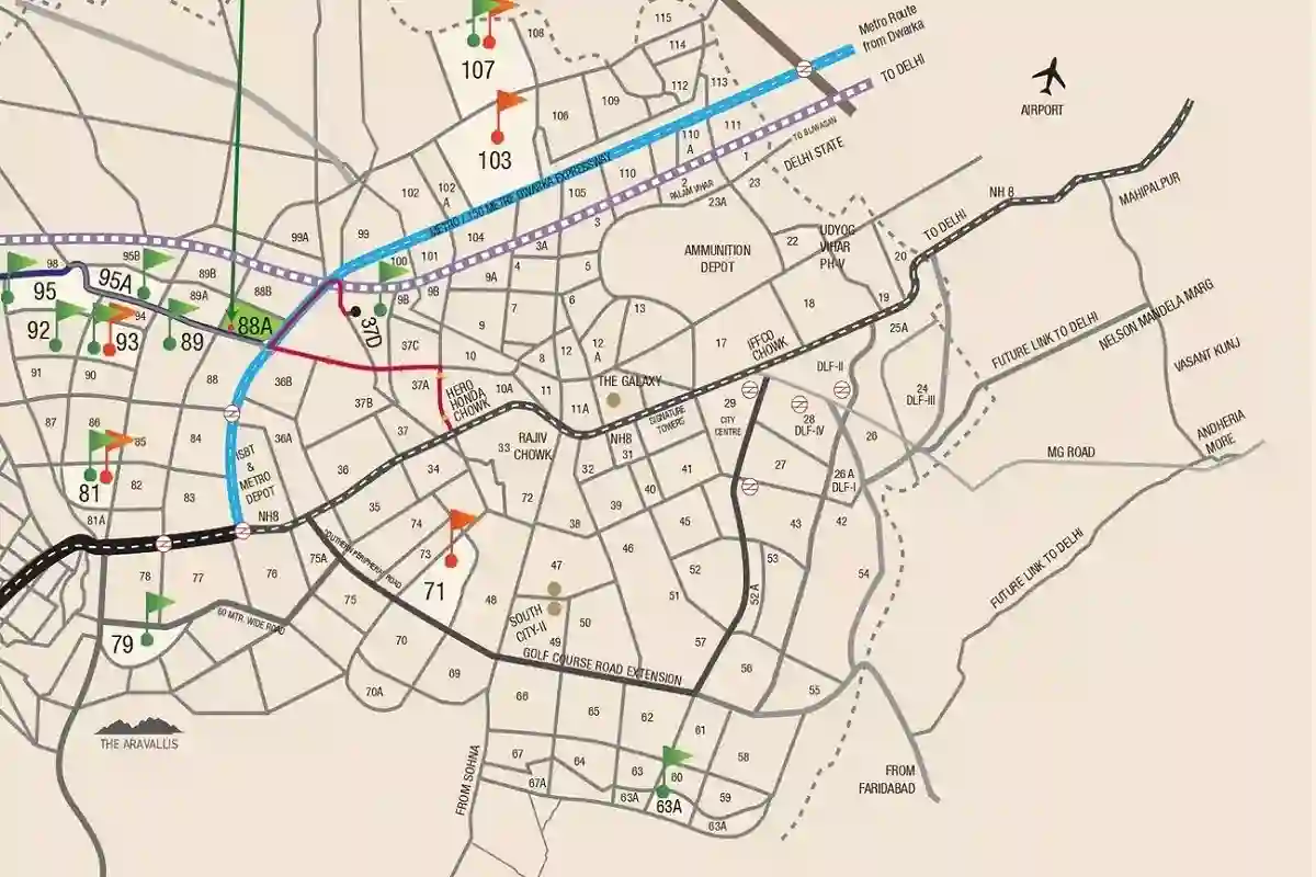 Breez Flora Avenue 33 Location Map