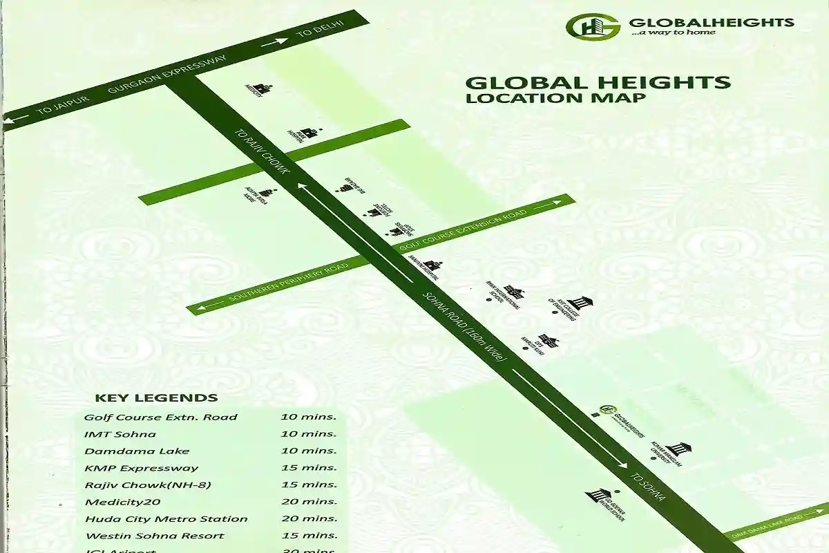 Global Heights location Map